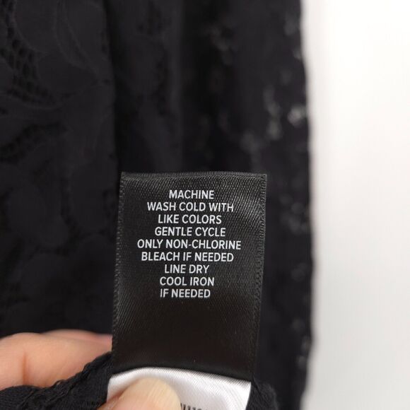 Torrid lace Harper top Size 4X black semi-sheer - Picture 11 of 13